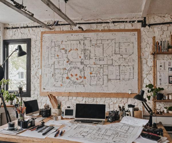Design studio workspace